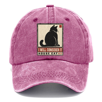 I Will Consider It Neko Says No Classic Cap – Dusty Rose