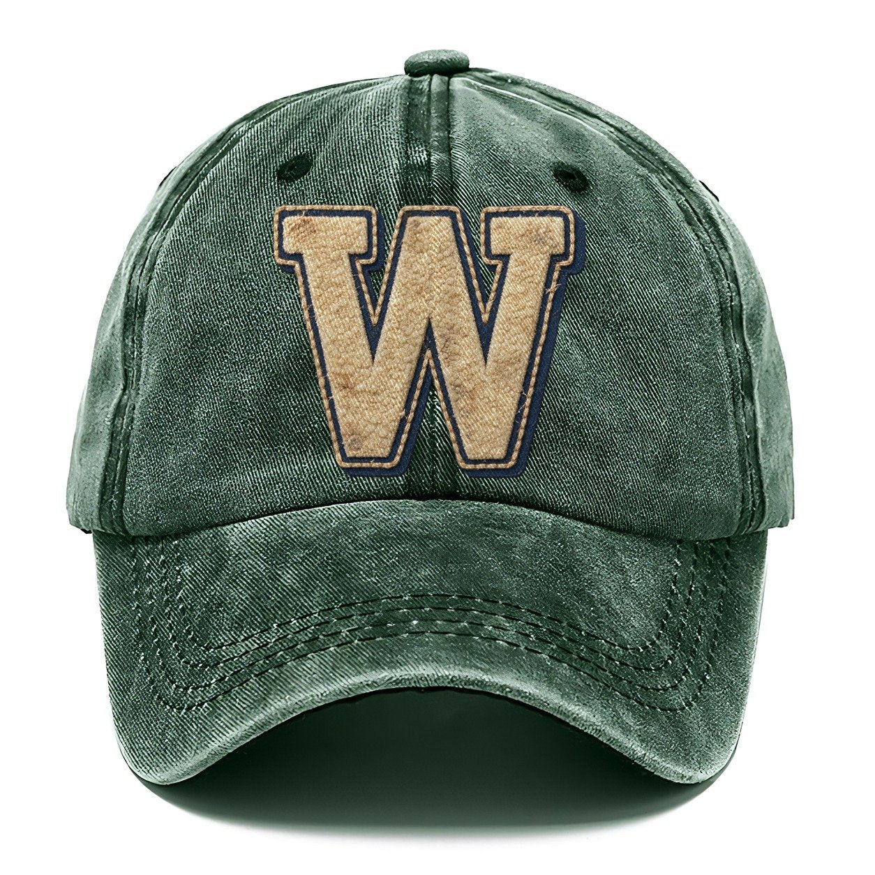 Varsity Chenille W Monogram Classic Cap – Forest Mist