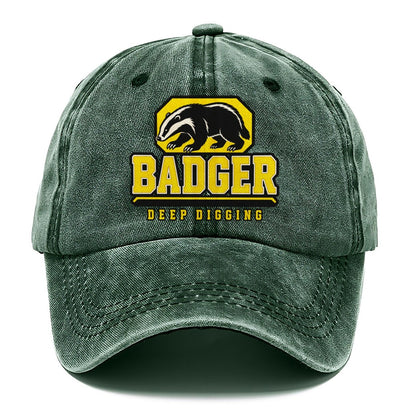 Badger Deep Digging Heavy Duty Classic Cap – Forest Mist