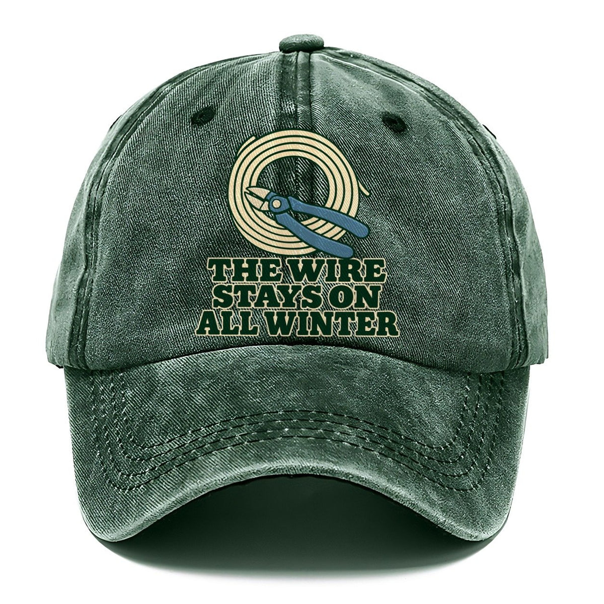 The Wire Stays On All Winter Bonsai Classic Cap – Forest Mist