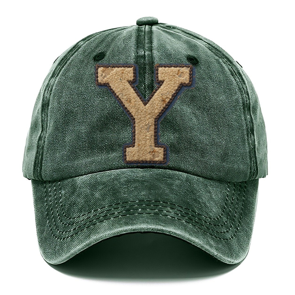 Varsity Chenille Y Monogram Classic Cap – Forest Mist