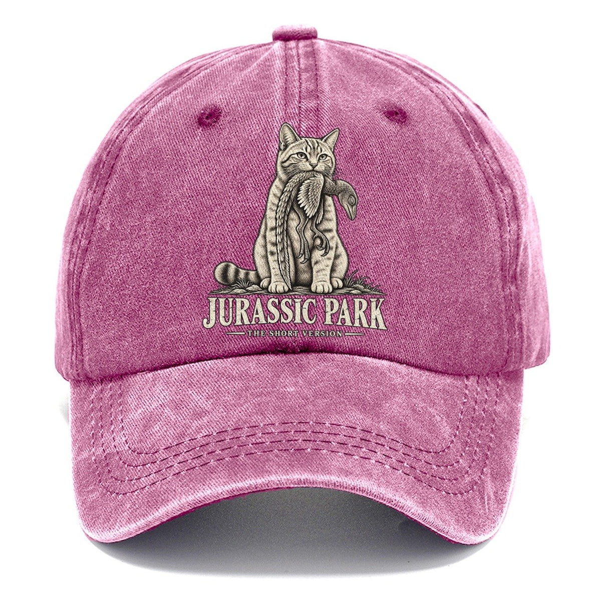 Jurassic Park Short Version Cats Classic Cap – Dusty Rose