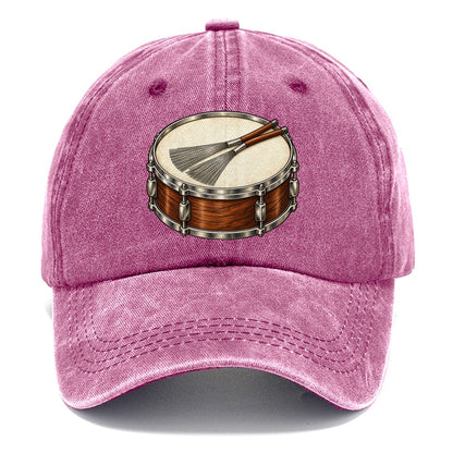 Snare With Resting Brushes Pastimes Companions Classic Cap – Dusty Rose