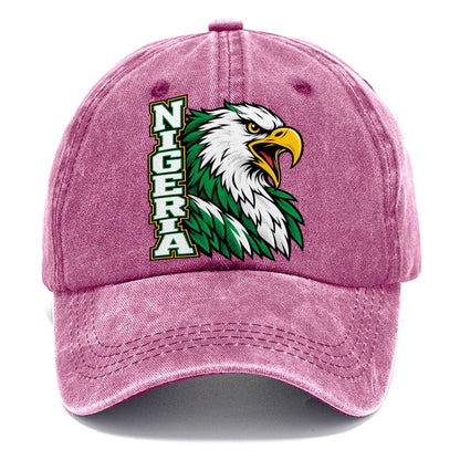 Nigeria Pop Art Badge Classic Cap – Dusty Rose