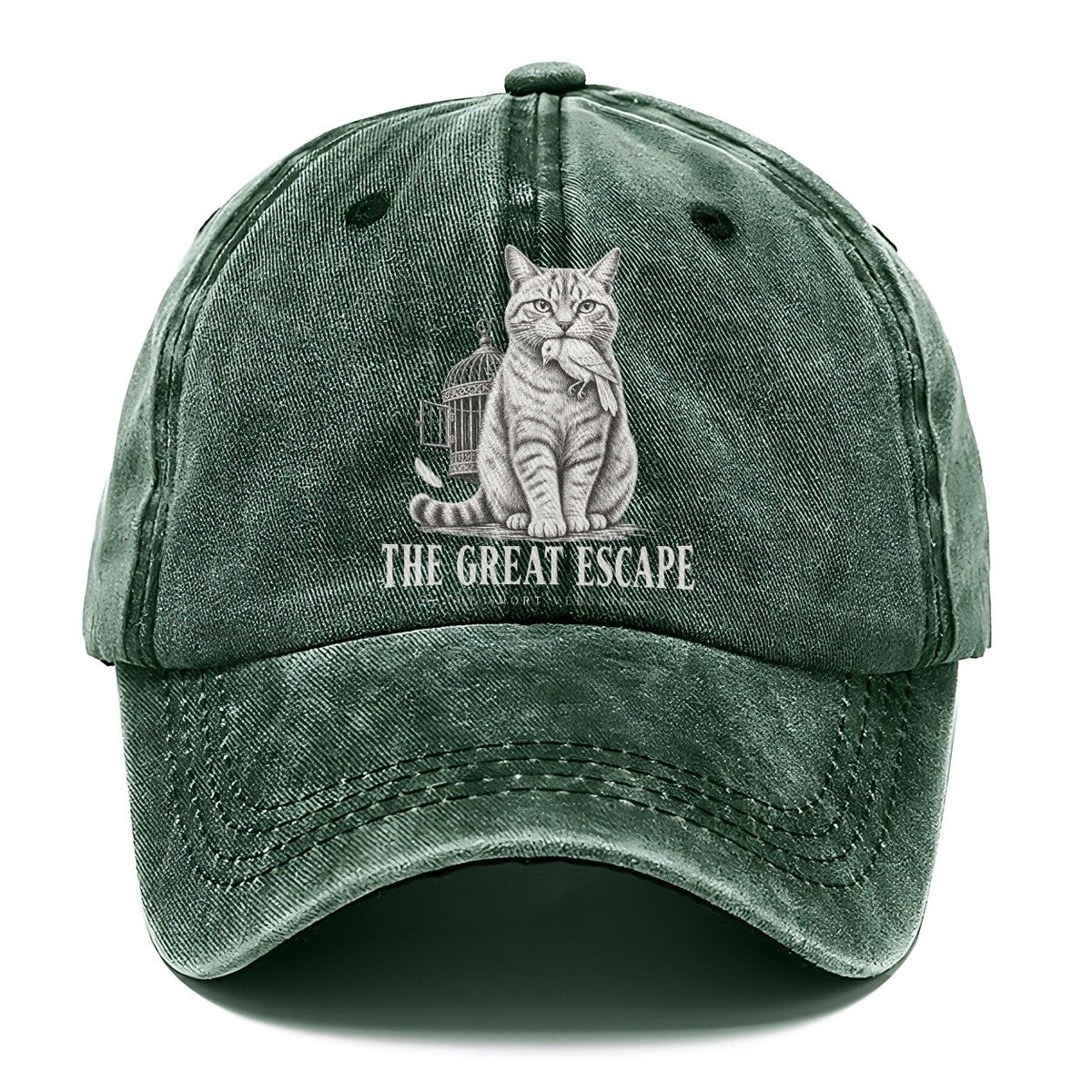 The Great Escape Short Version Cats Classic Cap – Forest Mist