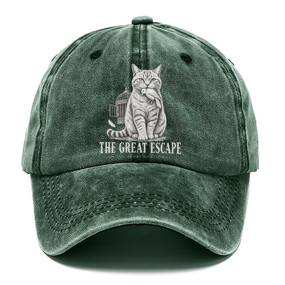 The Great Escape Short Version Cats Classic Cap – Forest Mist