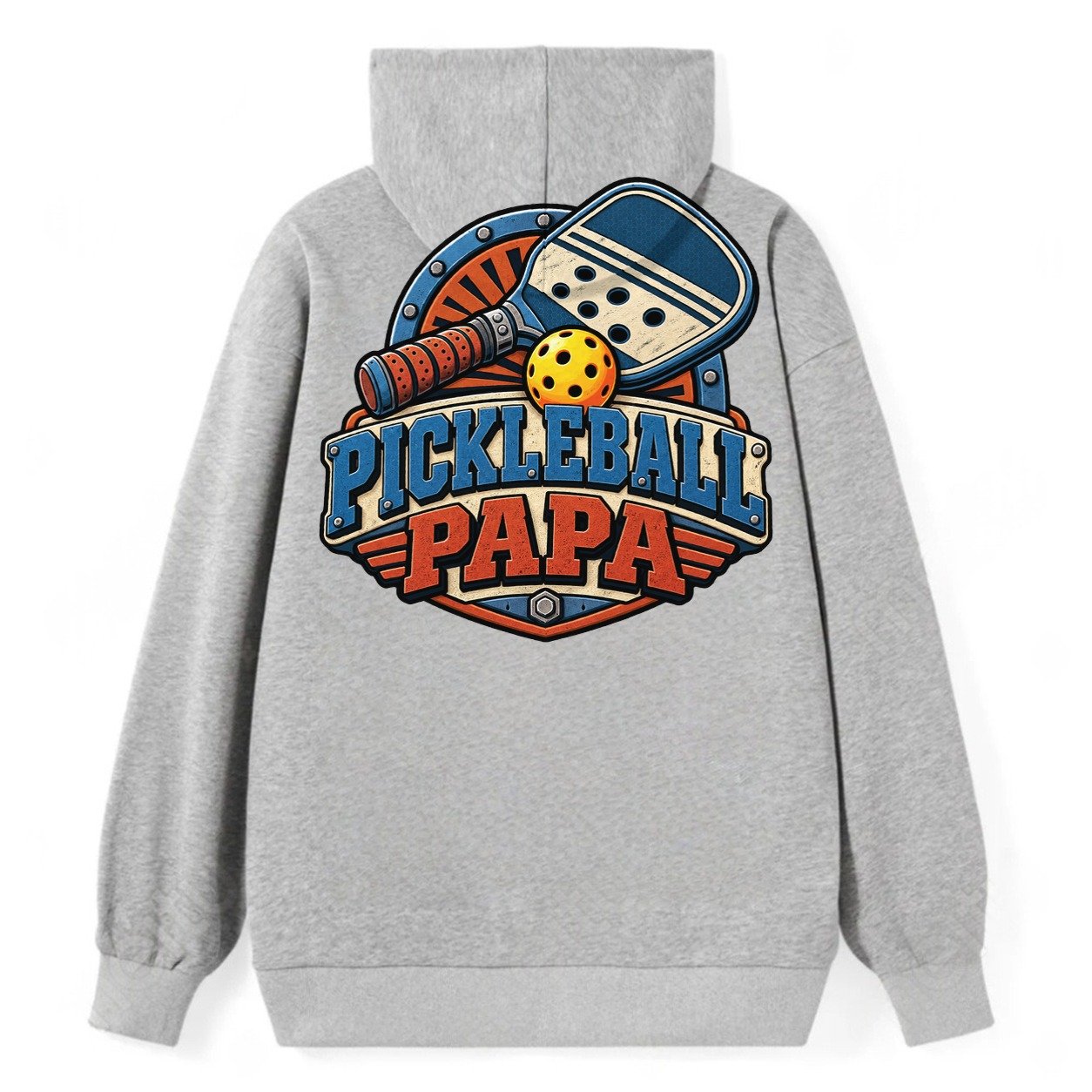 Pickleball Papa Pickleball Life Classic Pullover Hoodie – Grey