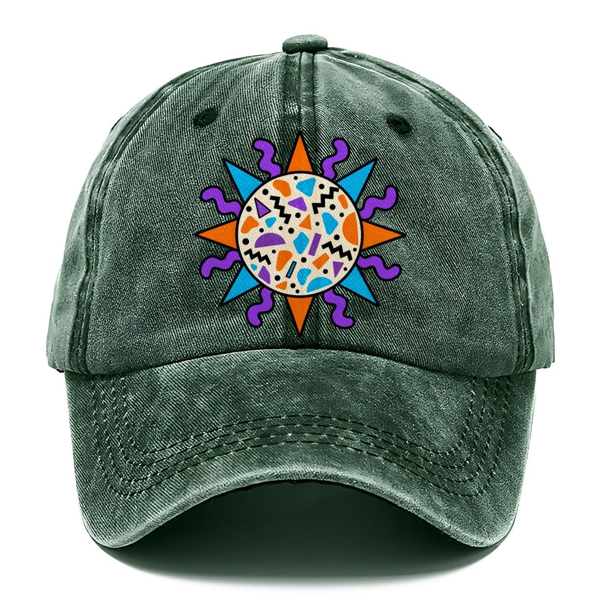 Terrazzo Sun Crazy Styles Classic Cap – Forest Mist