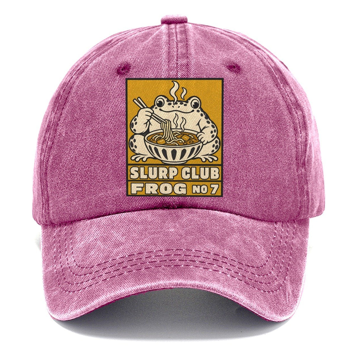Frog Curry Slurp Club Classic Cap – Dusty Rose