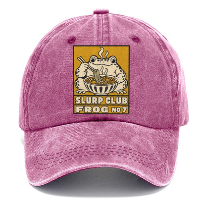 Frog Curry Slurp Club Classic Cap – Dusty Rose