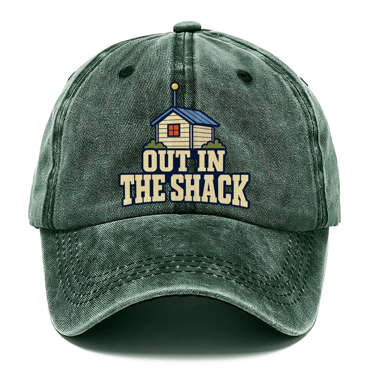 Out In The Shack Amateur Radio Classic Cap – Forest Mist