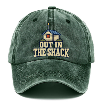 Out In The Shack Amateur Radio Classic Cap – Forest Mist