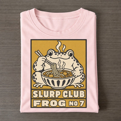 Frog Curry Slurp Club Classic T-shirt – Pink
