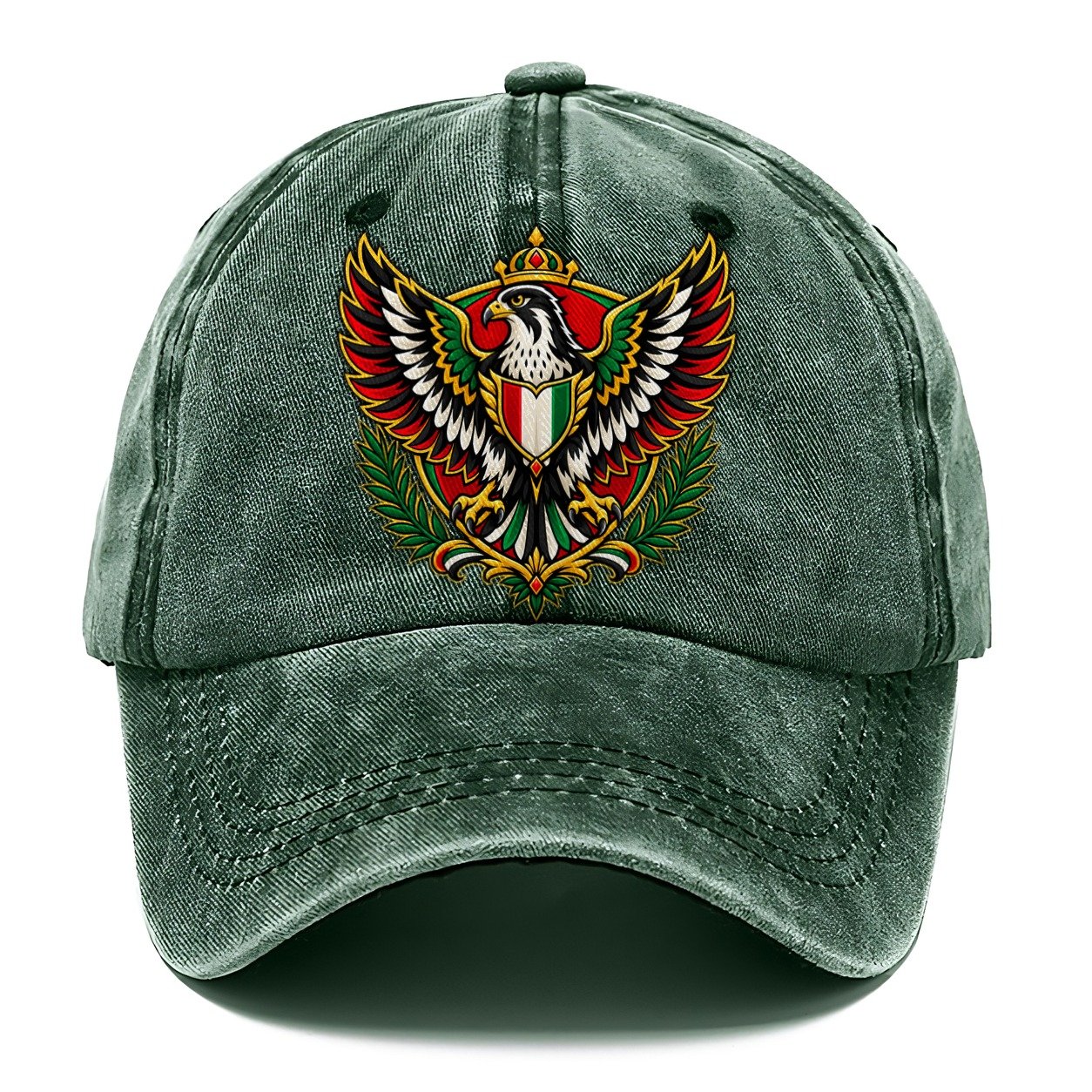 United Arab Emirates Heraldic Crest Country Logos Classic Cap – Forest Mist