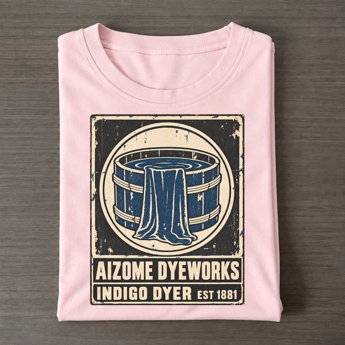 Aizome Dye House Noren Trade Co Classic T-shirt – Pink