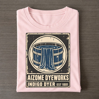 Aizome Dye House Noren Trade Co Classic T-shirt – Pink