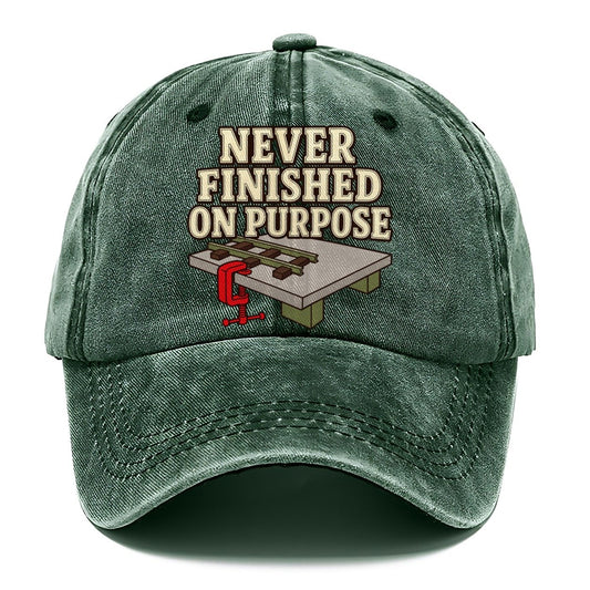 Never Finished On Purpose Model Railways Classic Cap – Forest Mist