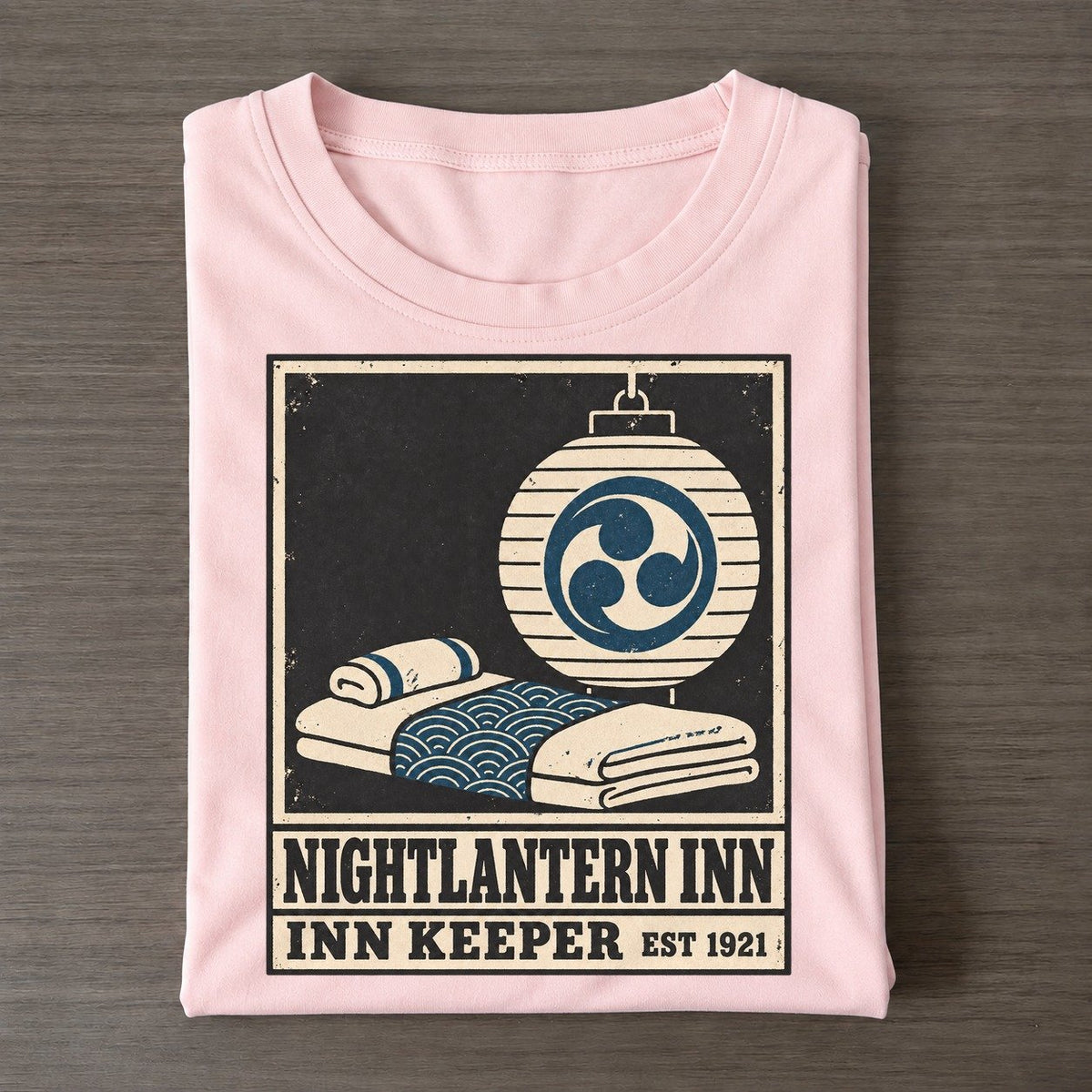 Nightlantern Inn Keeper Noren Trade Co Classic T-shirt – Pink