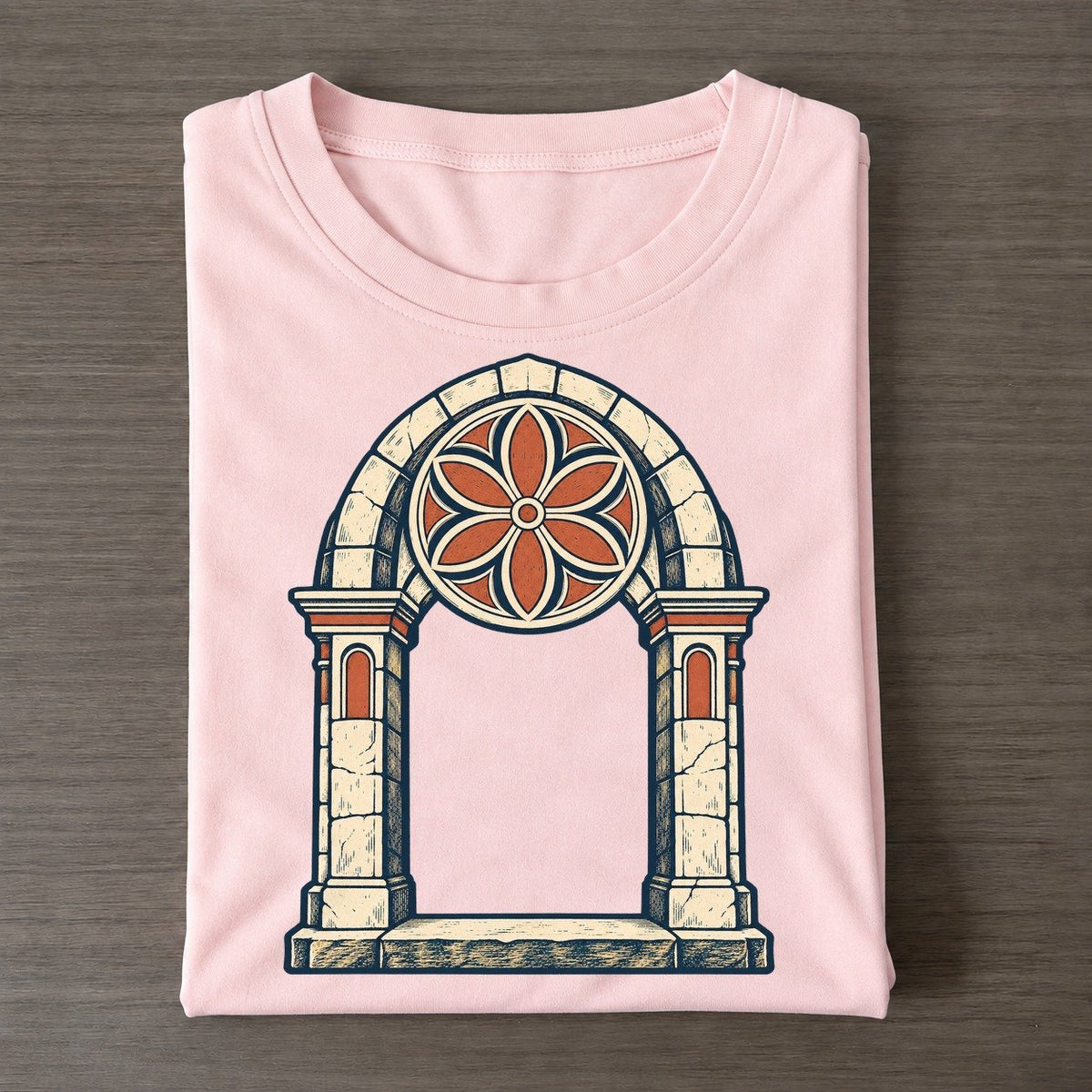 Threshold Arch Quiet Wards Heritage Classic T-shirt – Pink