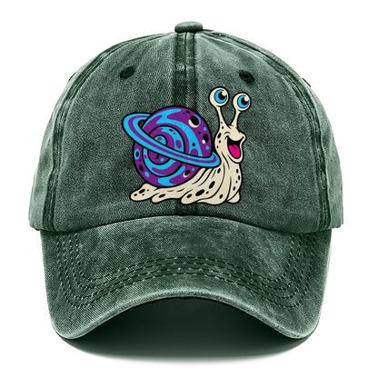 Snail Shell Planet Crazy Styles Classic Cap – Forest Mist