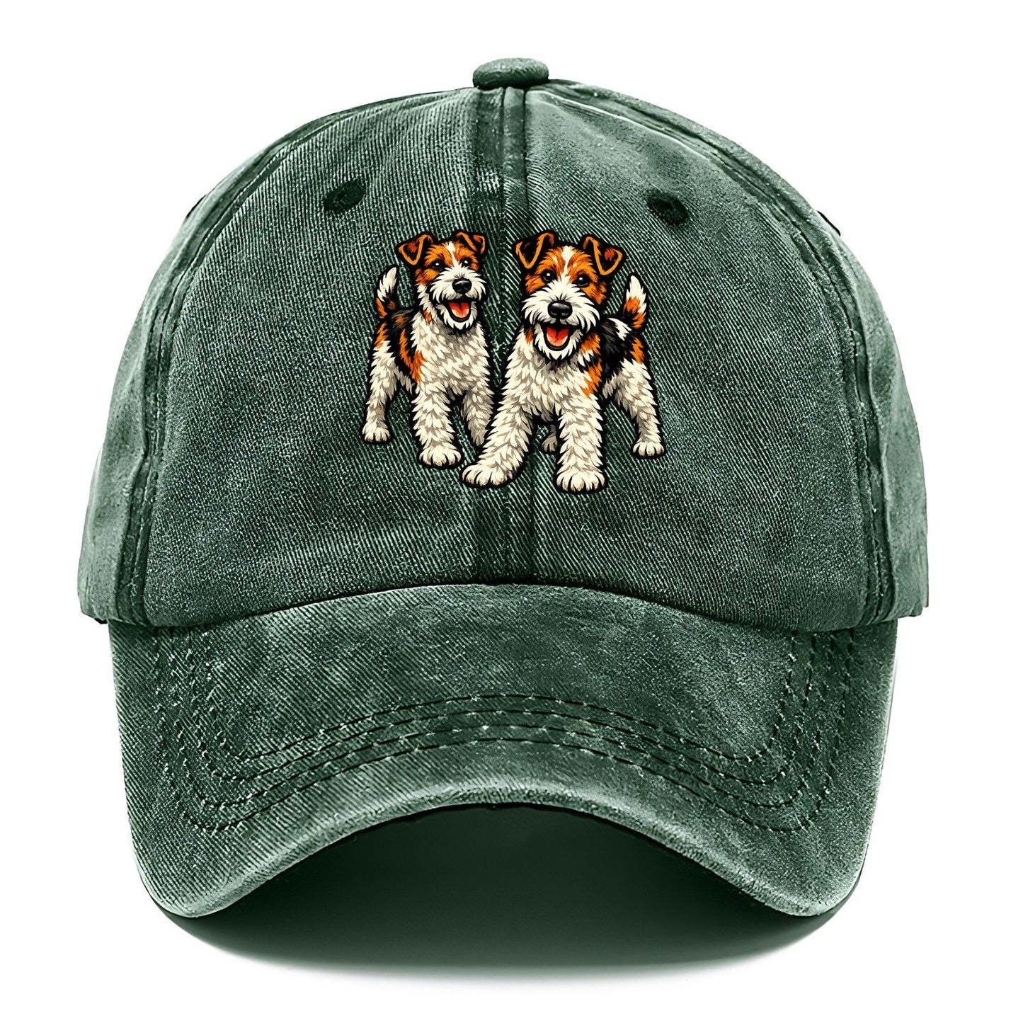 Wire Fox Terriers Classic Cap – Forest Mist