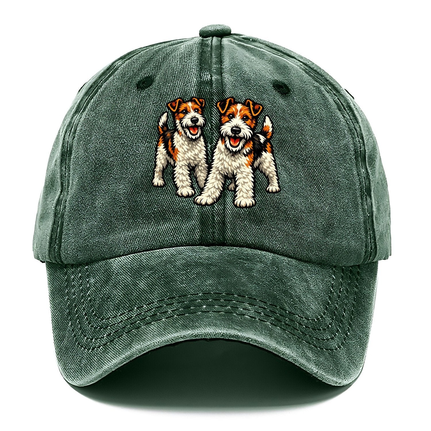 Wire Fox Terriers Classic Cap – Forest Mist