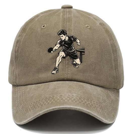 Table Tennis Wide Forehand Reach Global Sports Ink Figures Classic Cap – Warm Sand
