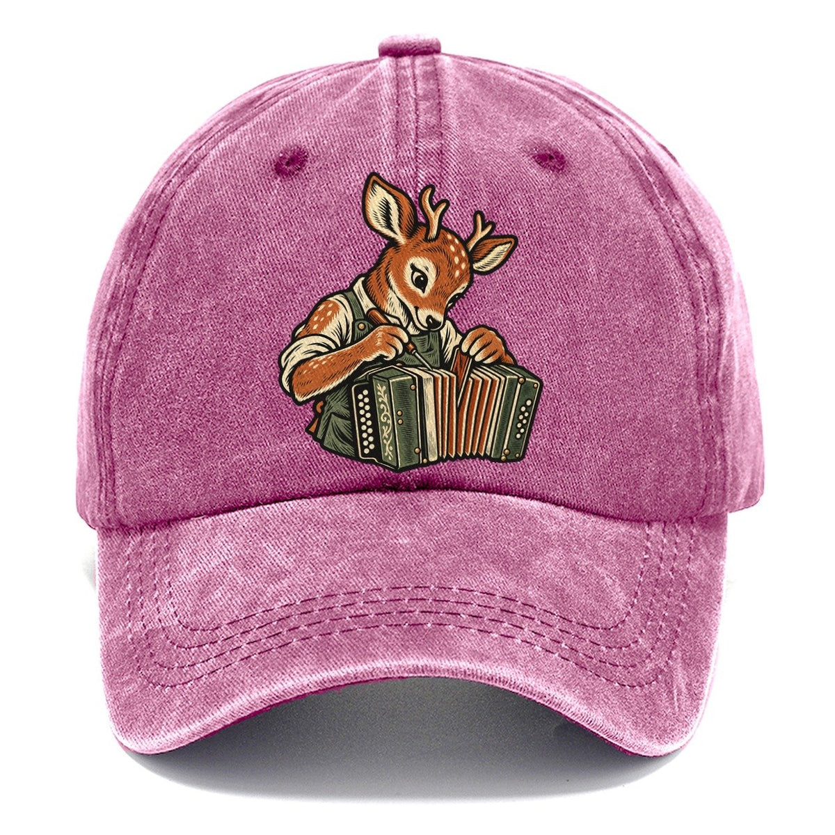Deer Accordion Repairer Sundown Familiars Classic Cap – Dusty Rose