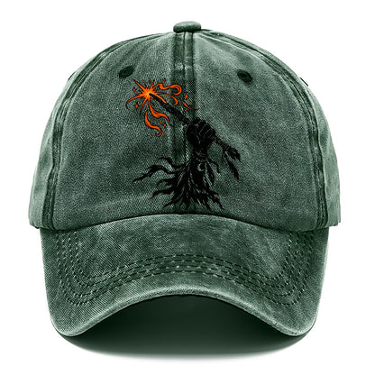 Witch Power Fist Witch Magic Classic Cap – Forest Mist