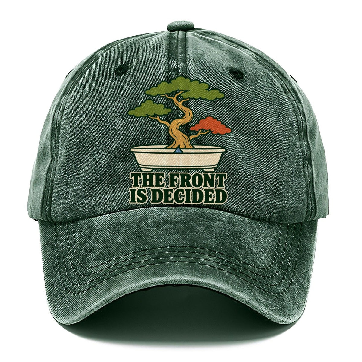 The Front Is Decided Bonsai Classic Cap – Forest Mist