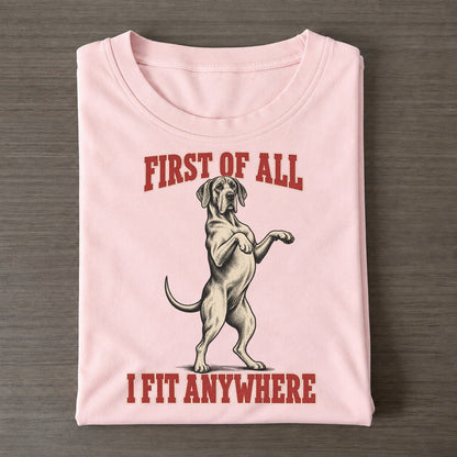 Great Dane Dog Declarations Classic T-shirt – Pink