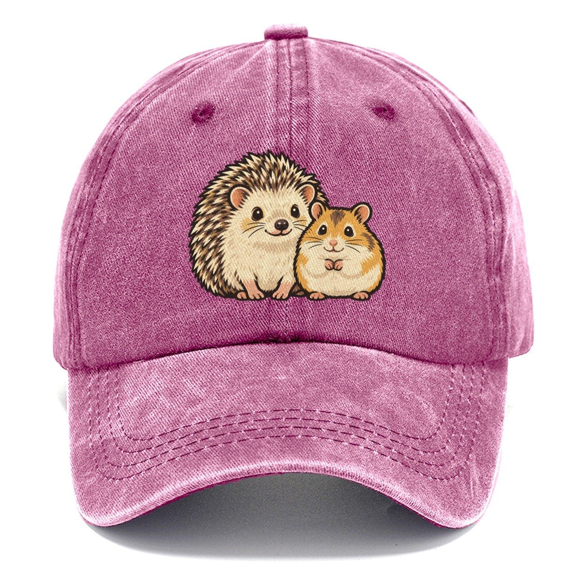 Hedgehog And Hamster Small Pet Logos Classic Cap – Dusty Rose