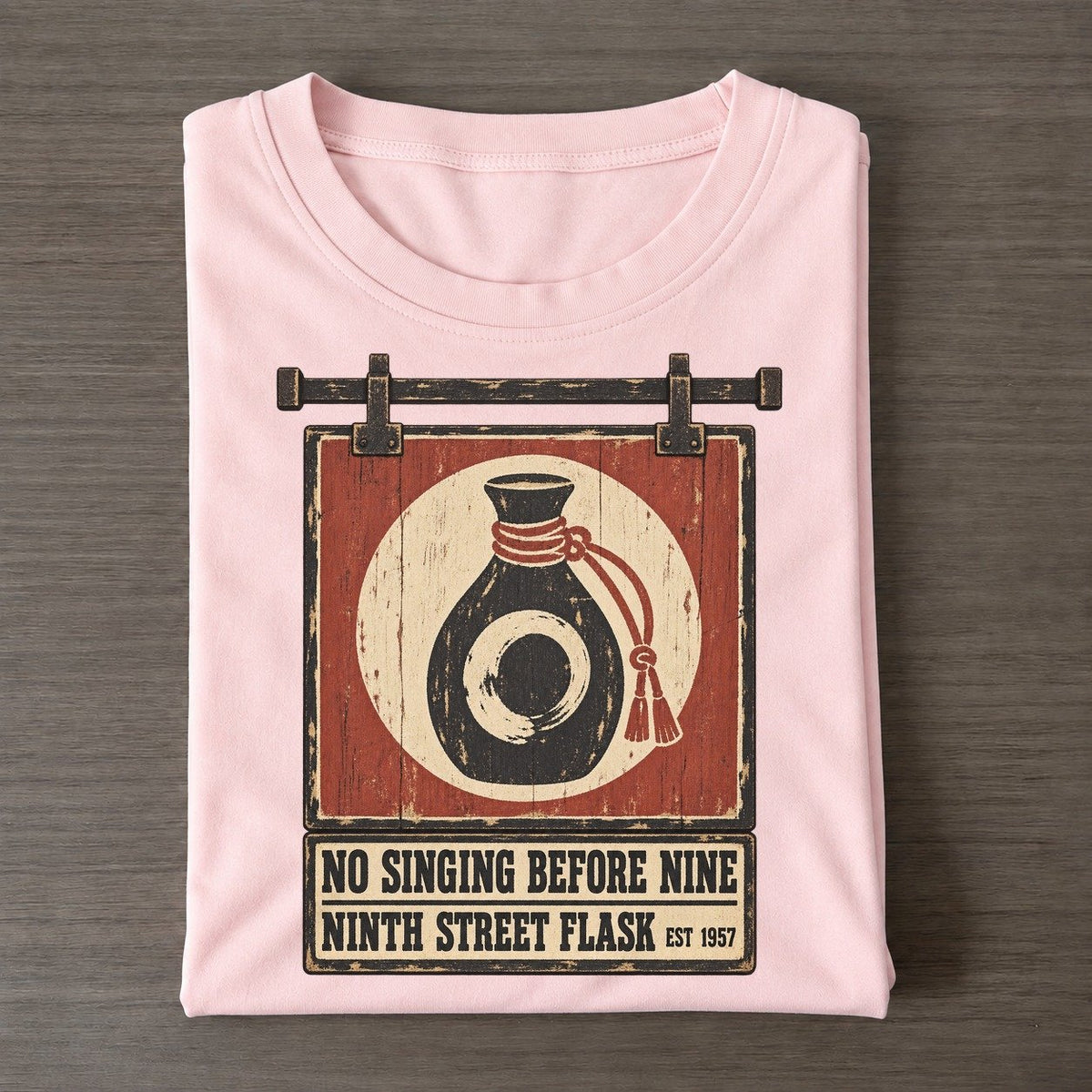 Ninth Street Flask Izakaya Rules Classic T-shirt – Pink