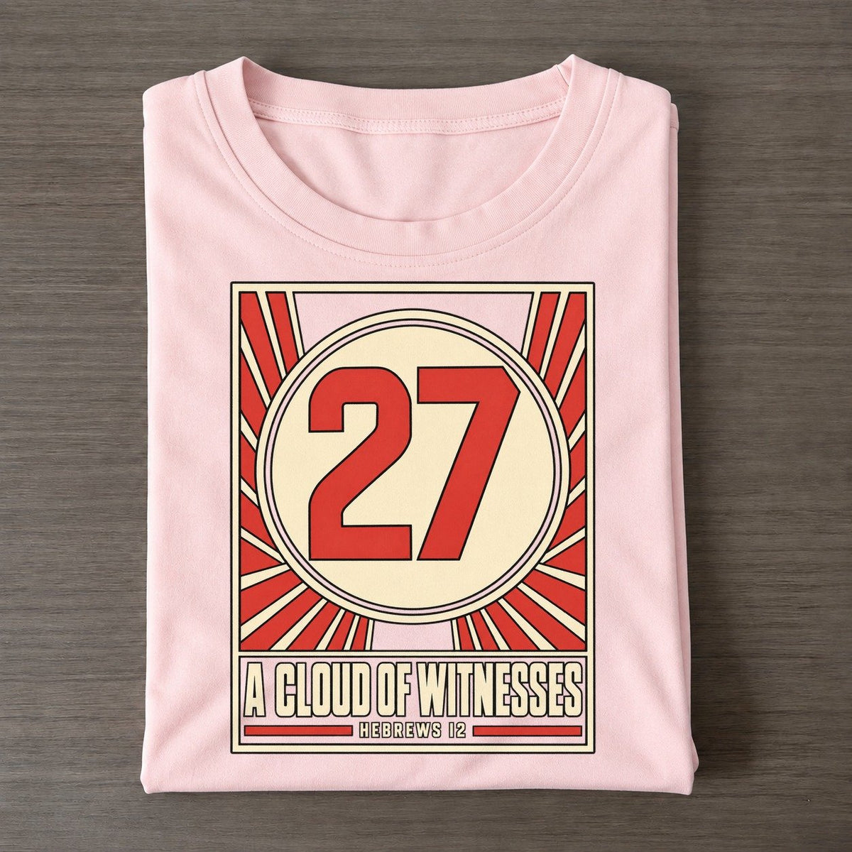 A Cloud Of Witnesses Pit Board Parables Classic T-shirt – Pink