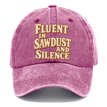 Fluent in Sawdust and Silence Handcrafted Classic Cap – Dusty Rose