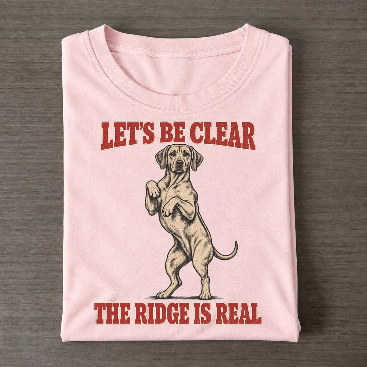 Rhodesian Ridgeback Dog Declarations Classic T-shirt – Pink