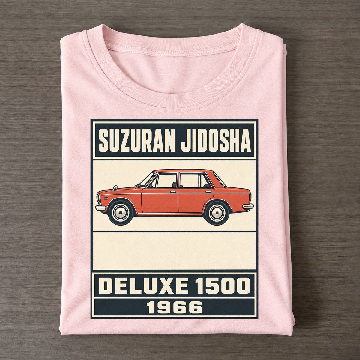 Suzuran Deluxe Showa Speed Plates Classic T-shirt – Pink