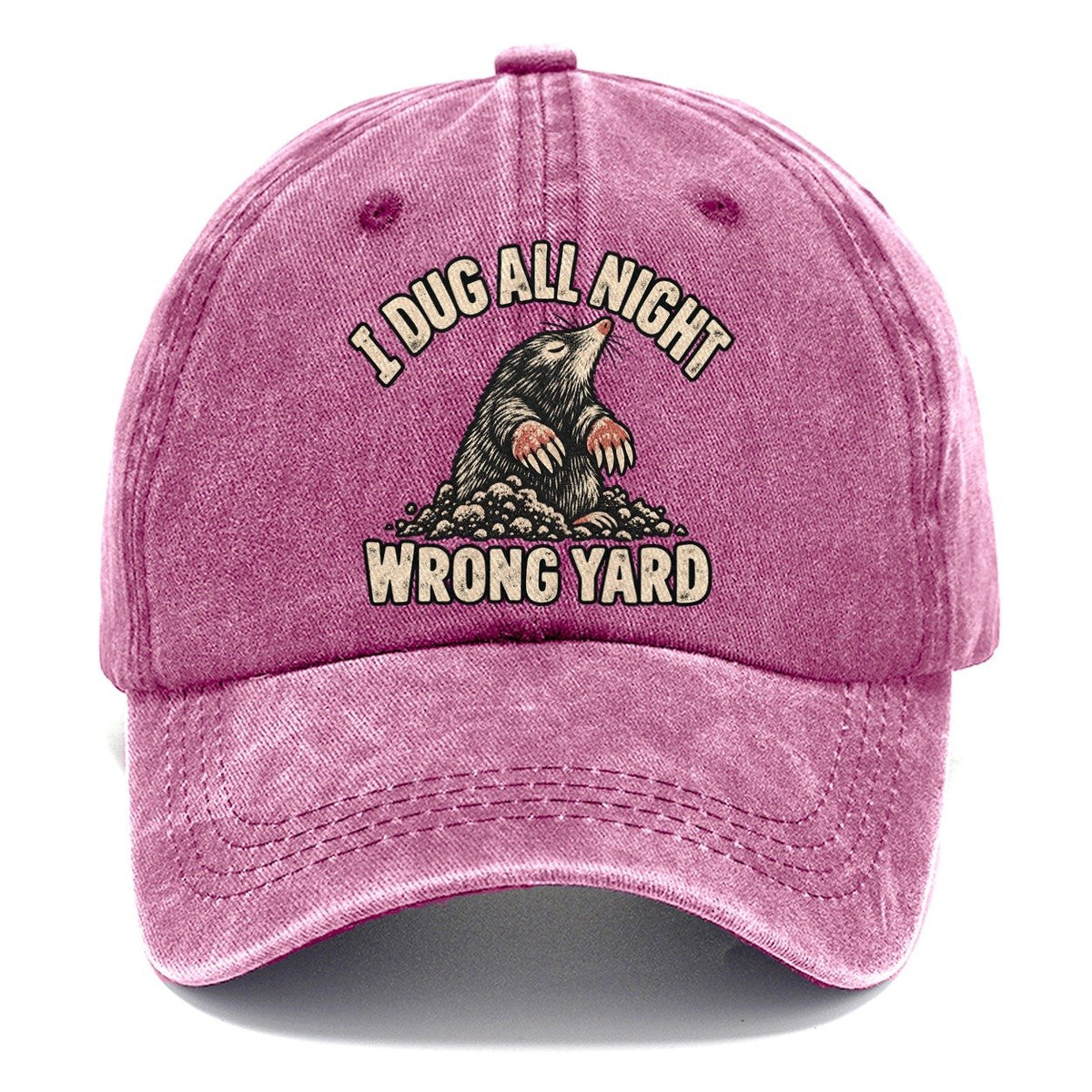 Mole Wrong Yard No Worm Club Classic Cap – Dusty Rose