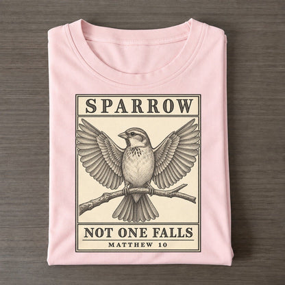 Sparrow Specimen Plate Creature Canticle Classic T-shirt – Pink