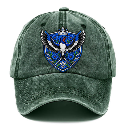 Estonia Heraldic Crest Country Logos Classic Cap – Forest Mist