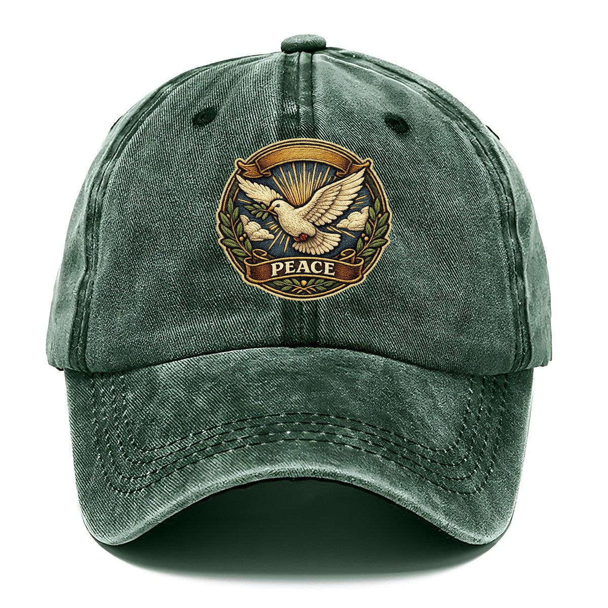 Peace Dove Classic Cap – Forest Mist