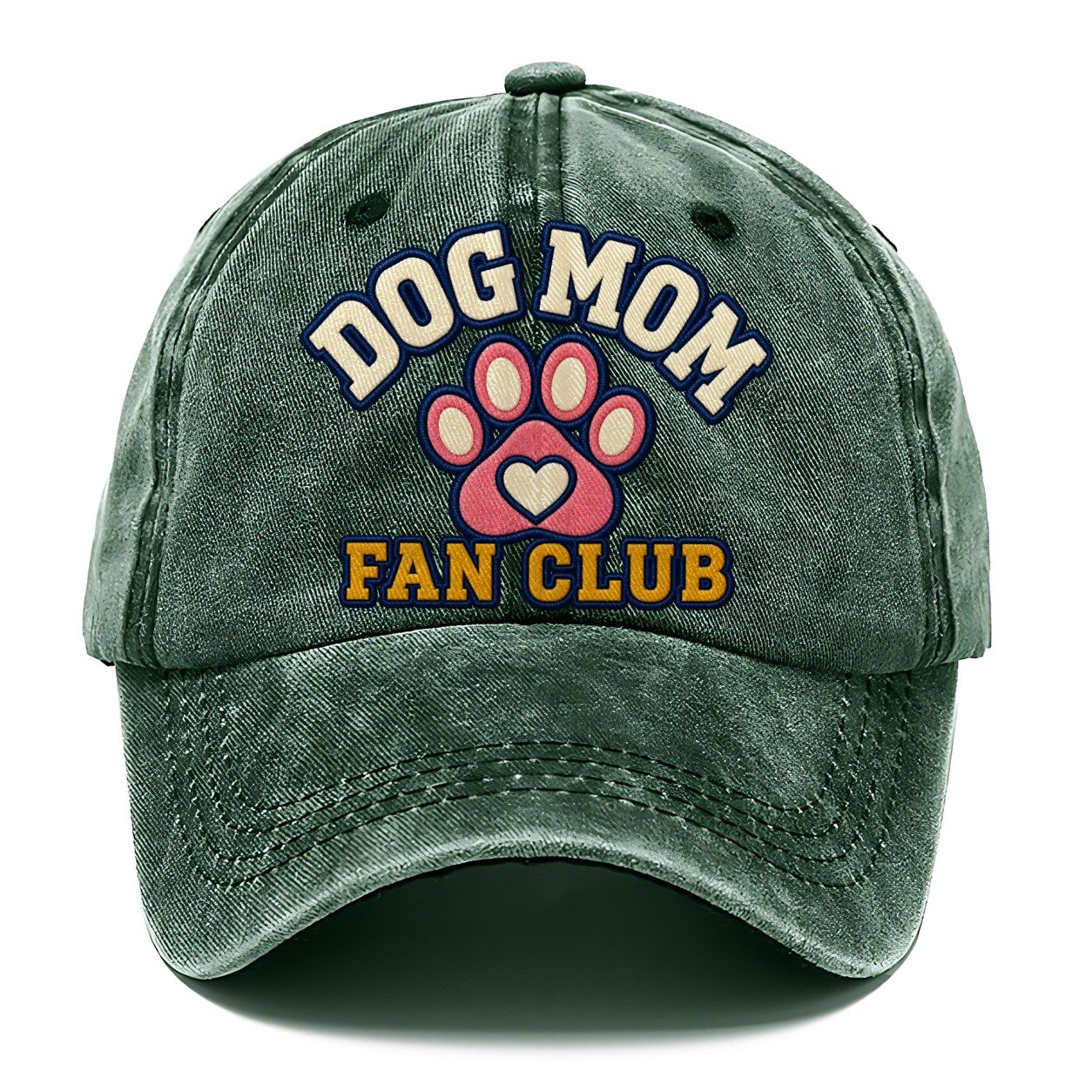 Dog Mom Fan Club Classic Cap – Forest Mist