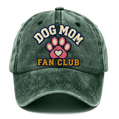 Dog Mom Fan Club Classic Cap – Forest Mist