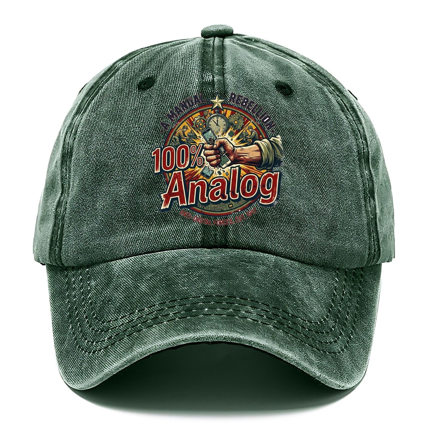 100 Percent Analog Classic Cap – Forest Mist