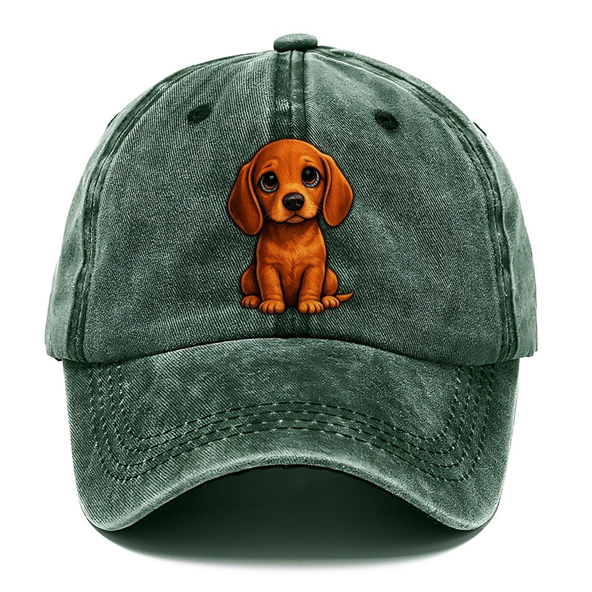 Vizsla Sitting Sweetheart Classic Cap – Forest Mist