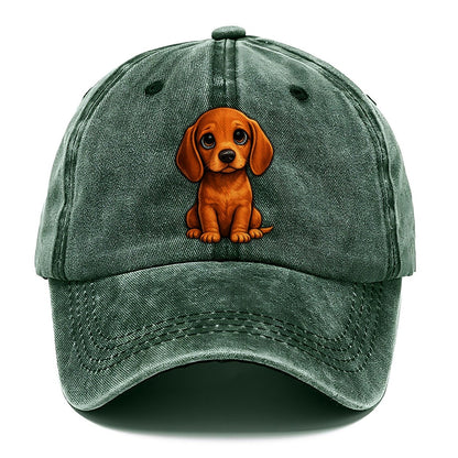 Vizsla Sitting Sweetheart Classic Cap – Forest Mist