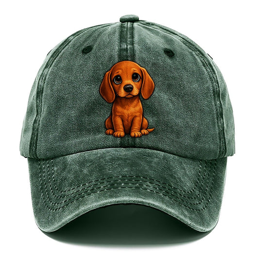 Vizsla Sitting Sweetheart Classic Cap – Forest Mist