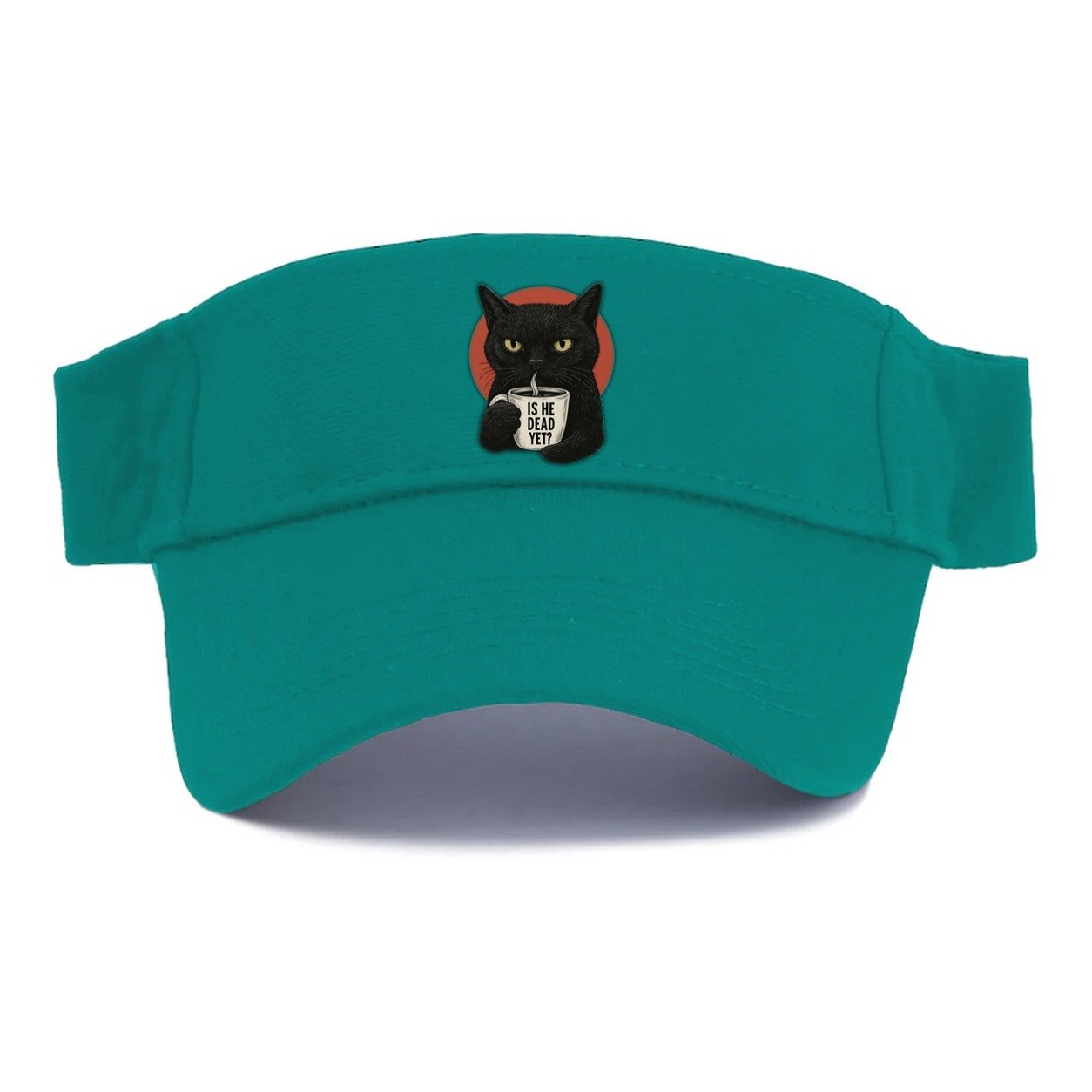 Is He Dead Yet Cat Visor – Forest Mist