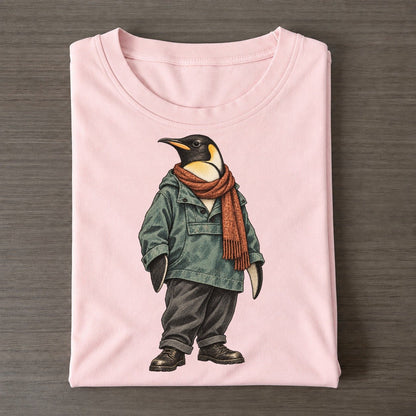 Emperor Penguin Wardrobe Portrait Wild Wardrobe Portraits Classic T-shirt – Pink