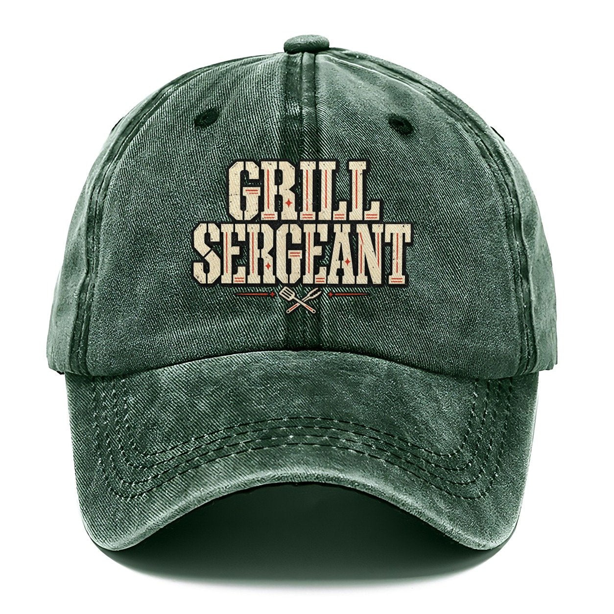 Grill Sergeant American Wit Classic Cap – Forest Mist